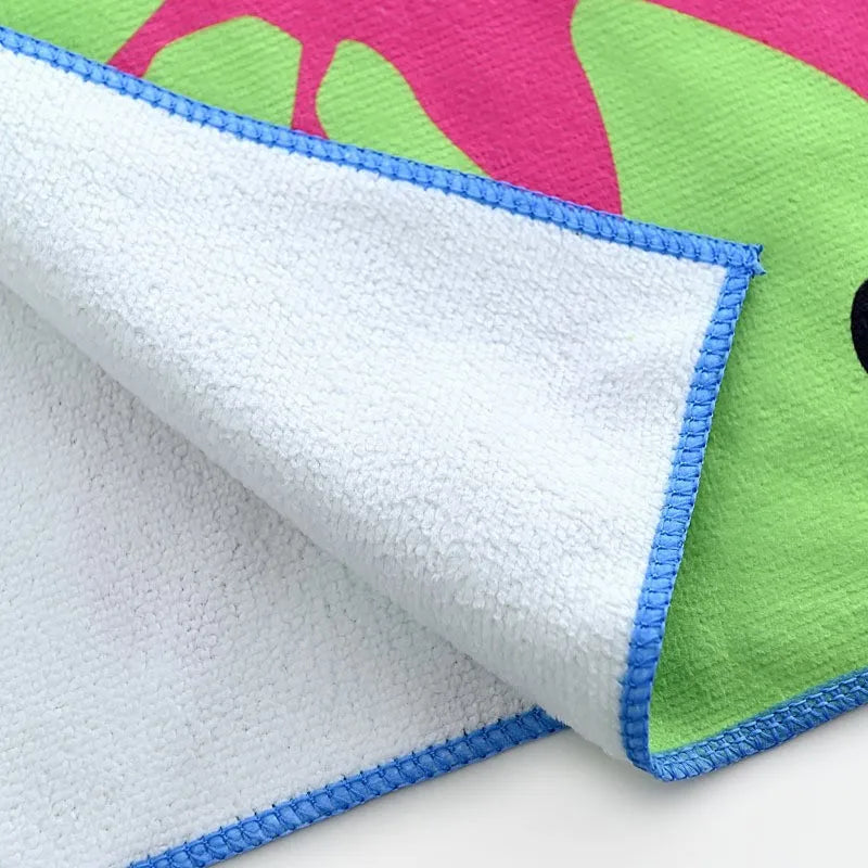 Poncho Serviette Petites Licornes Fille