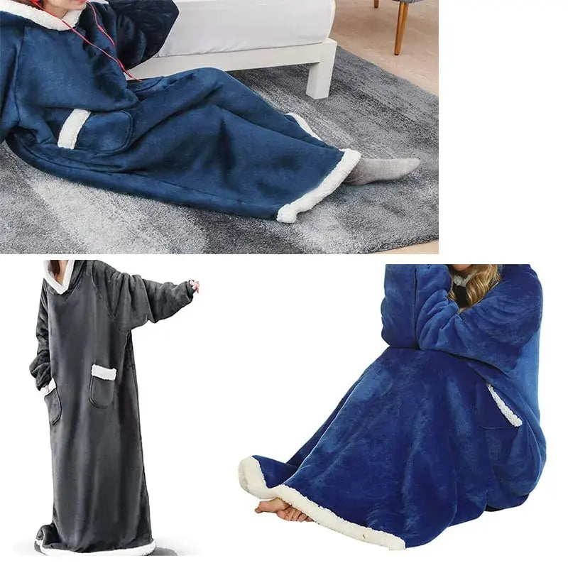 Plaid Poncho Adulte