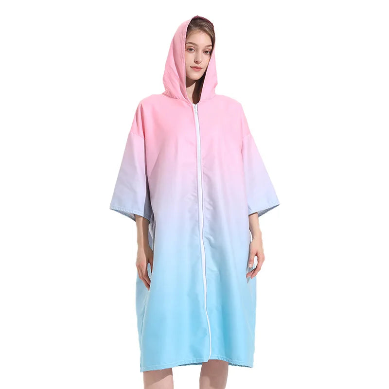 Poncho Surf Capuche Femme