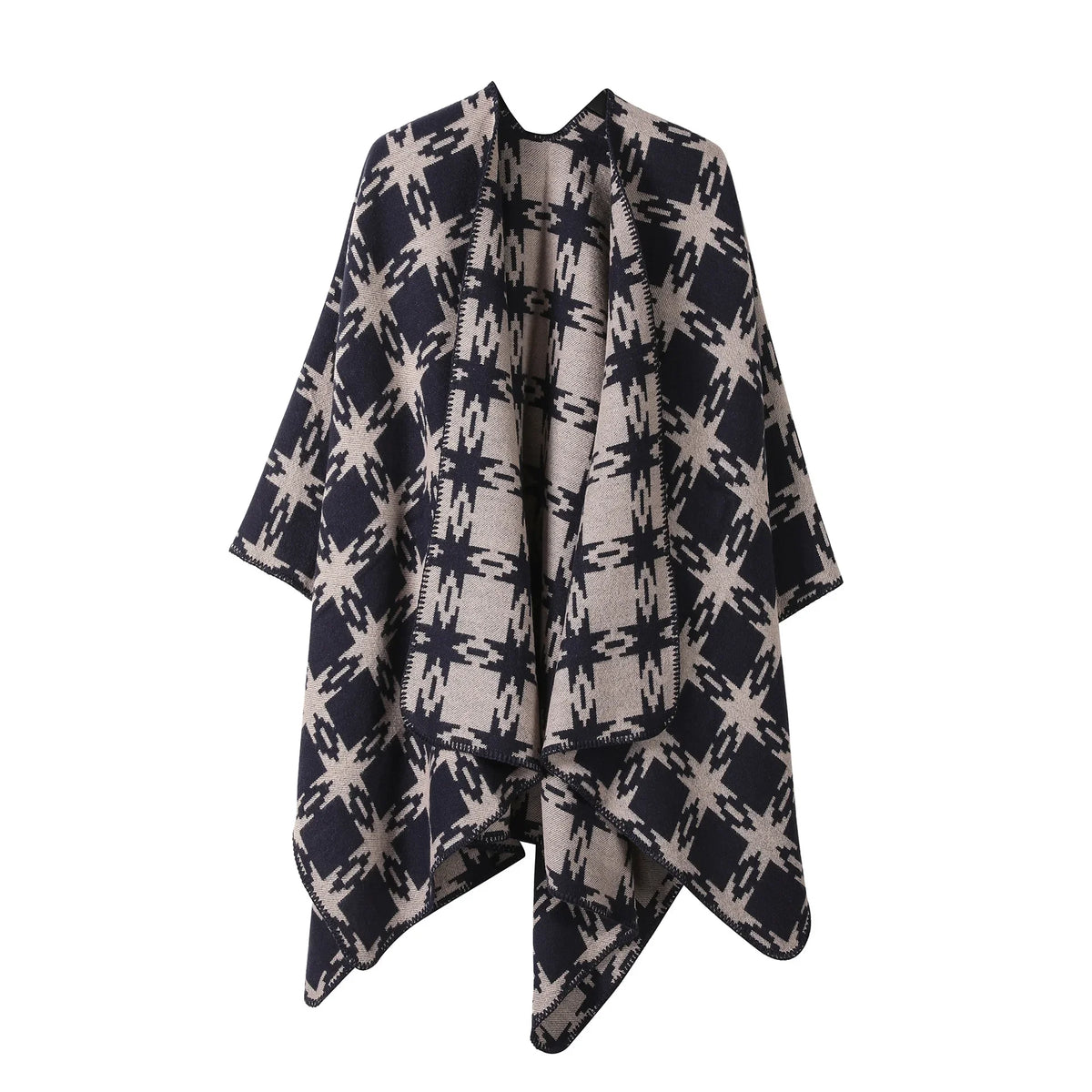 Poncho Automne Femme Etoile