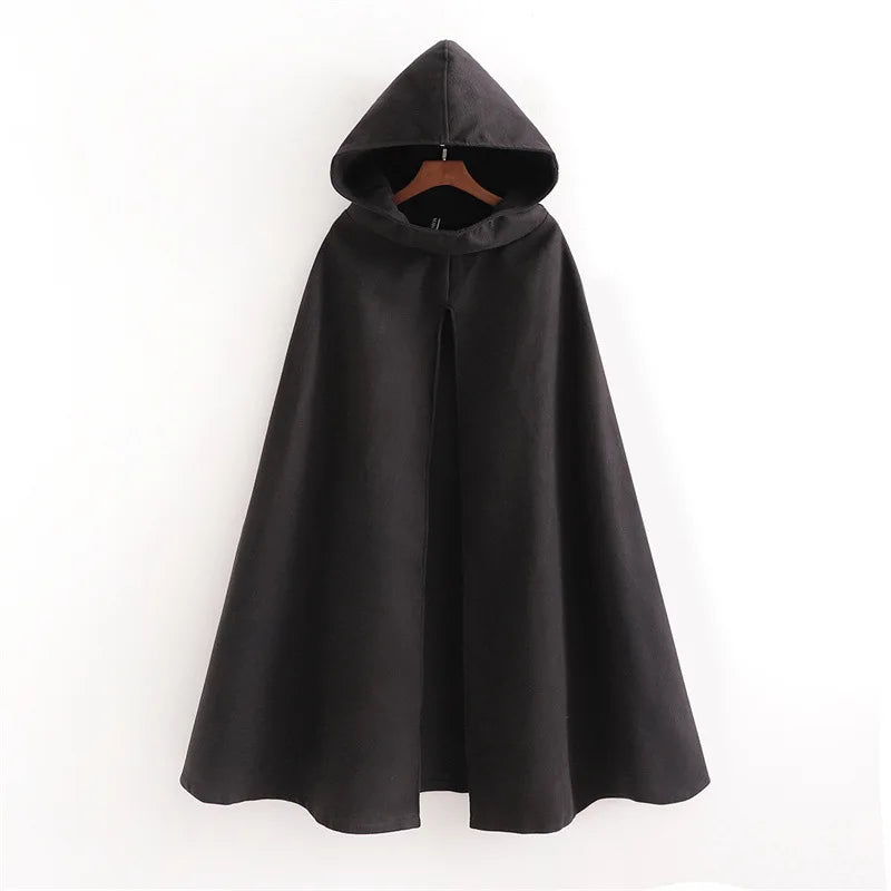 Poncho à Capuche Femme
