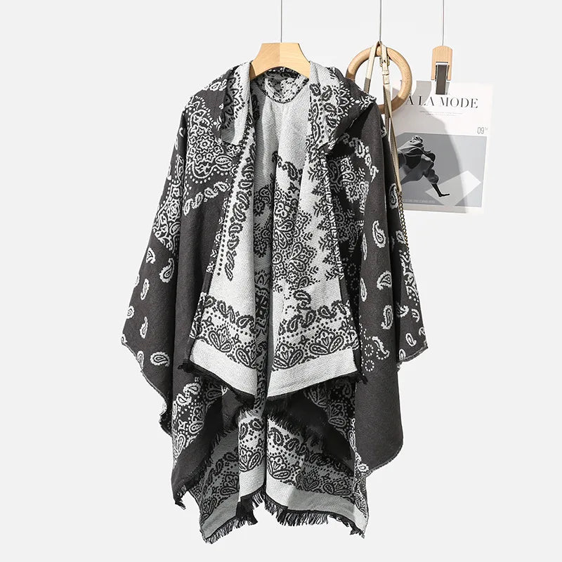 Men's Alpaca Poncho