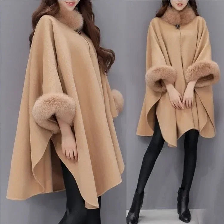 Poncho Manteau Femme