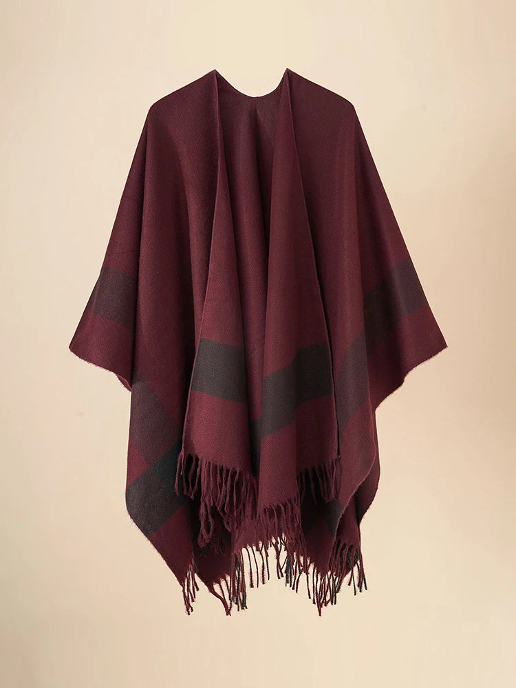 Poncho "Alpaga" Femme