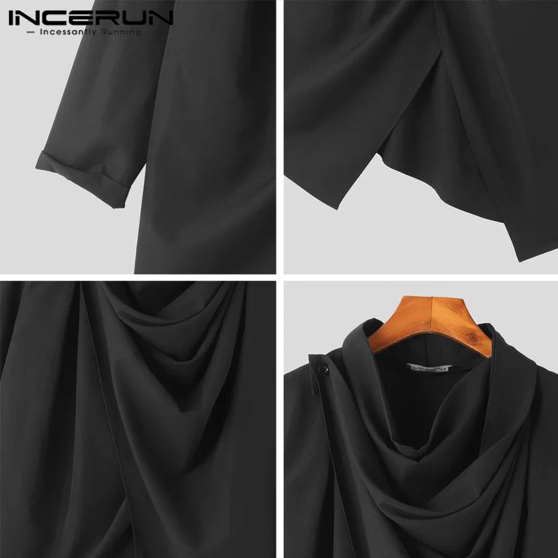 Men's Long Fashion Poncho