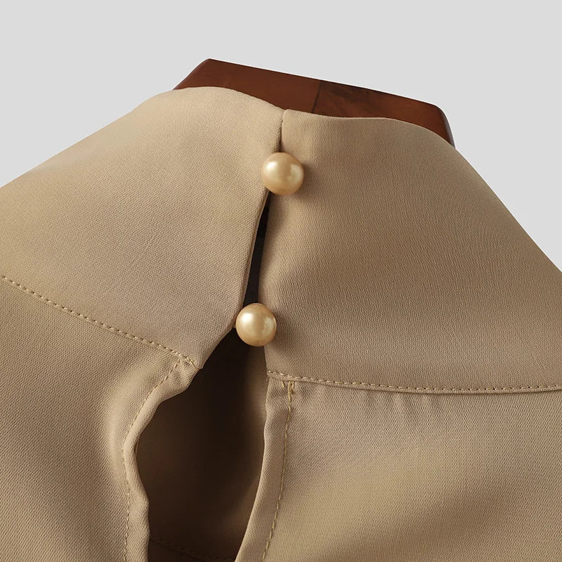 Poncho Trench Long Homme