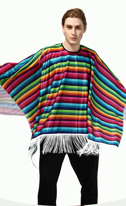 Poncho homme mexicain