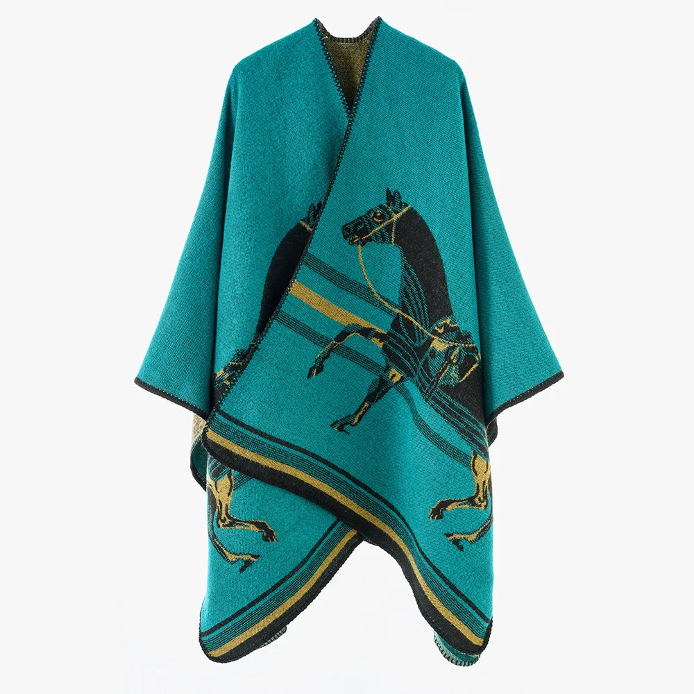 Poncho Traditionnel Cheval