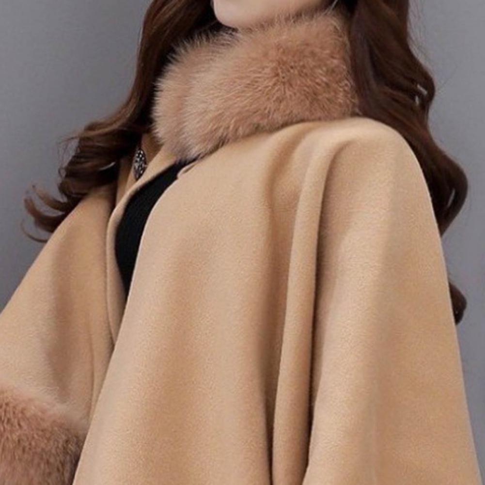 Poncho Fourrure Femme Automne
