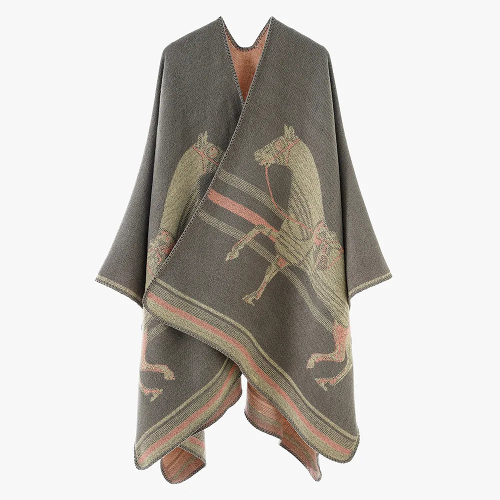 Poncho Traditionnel Cheval