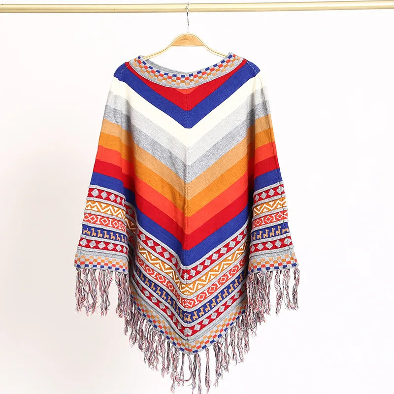 Poncho Péruvien Homme