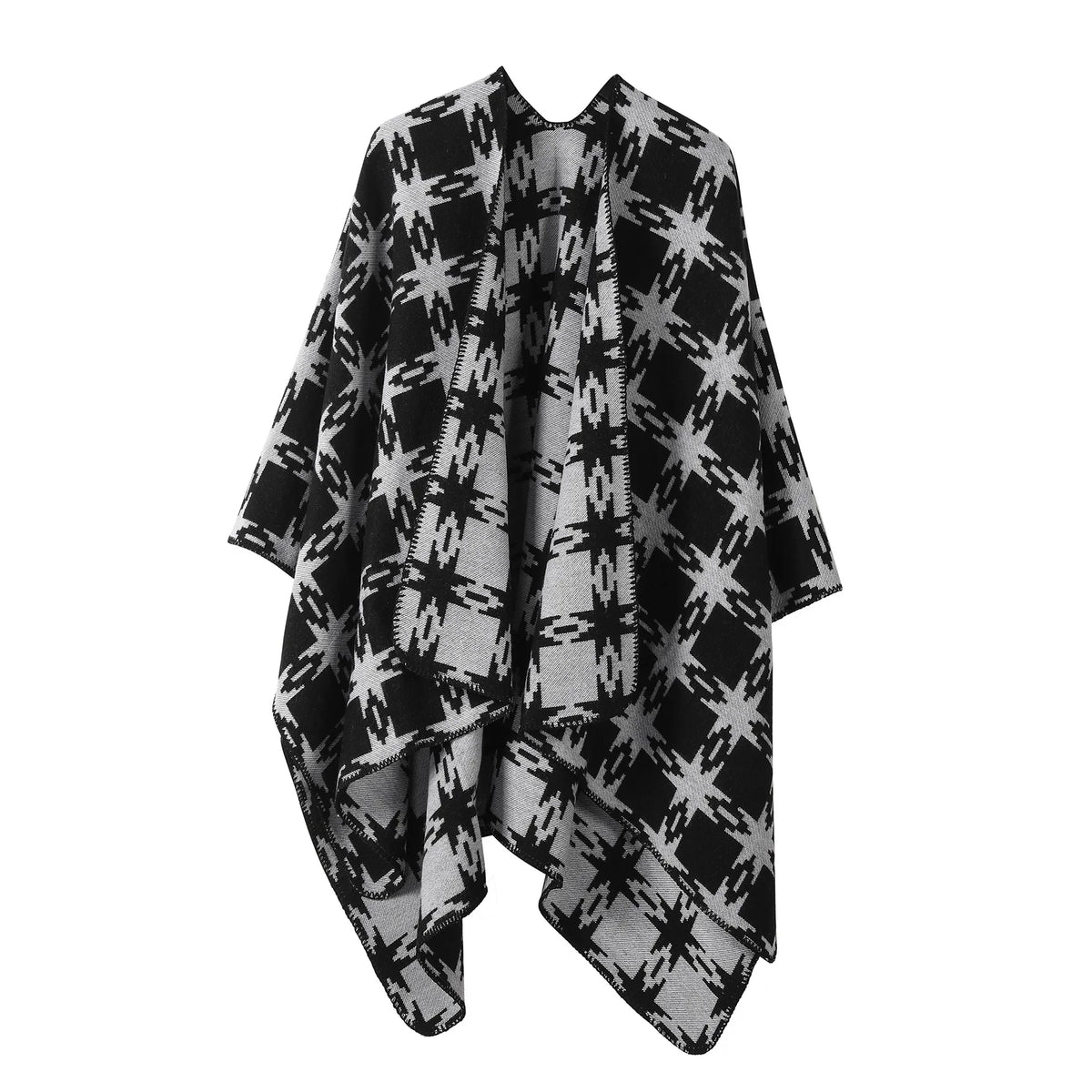 Poncho Automne Femme Etoile