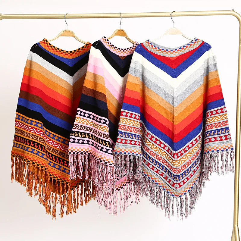 Poncho Péruvien Homme