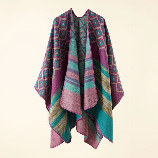 Poncho Automne Femme