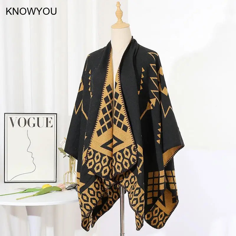 Poncho Homme Moderne motif