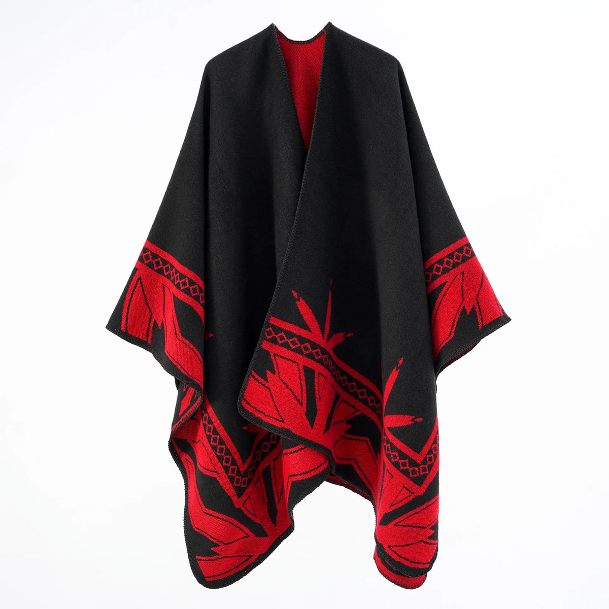 Poncho Ethnique Femme