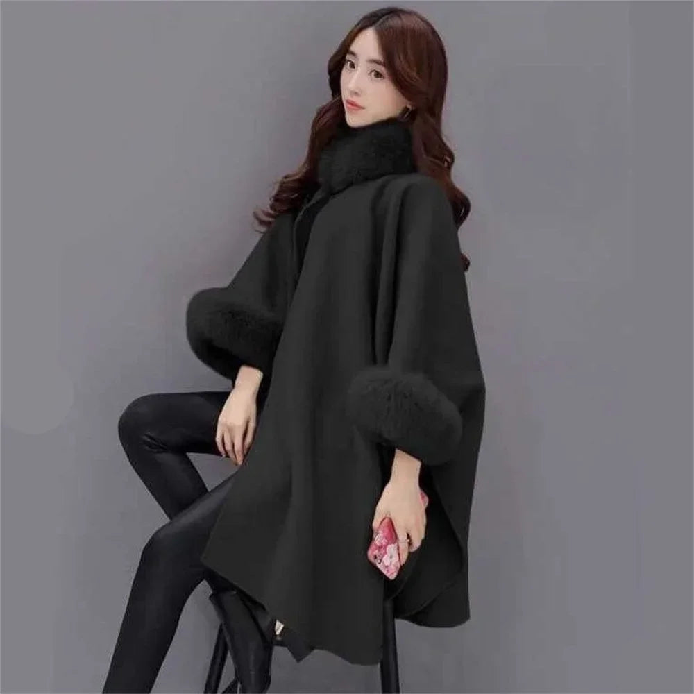 Poncho Manteau Femme