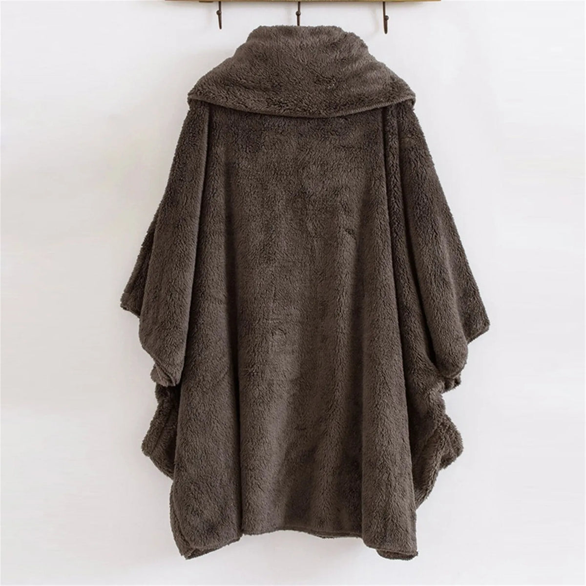 Poncho Plaid Femme