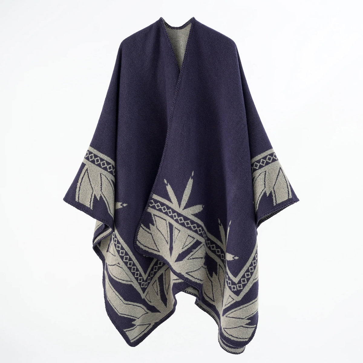 Poncho Ethnique Femme