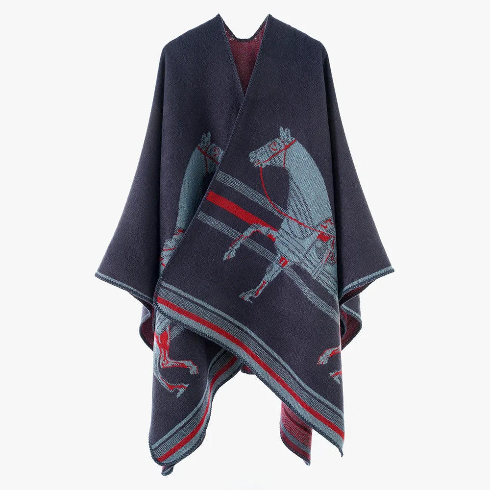 Poncho Traditionnel Cheval