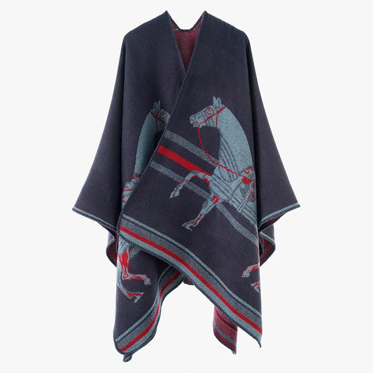 Poncho Traditionnel Cheval
