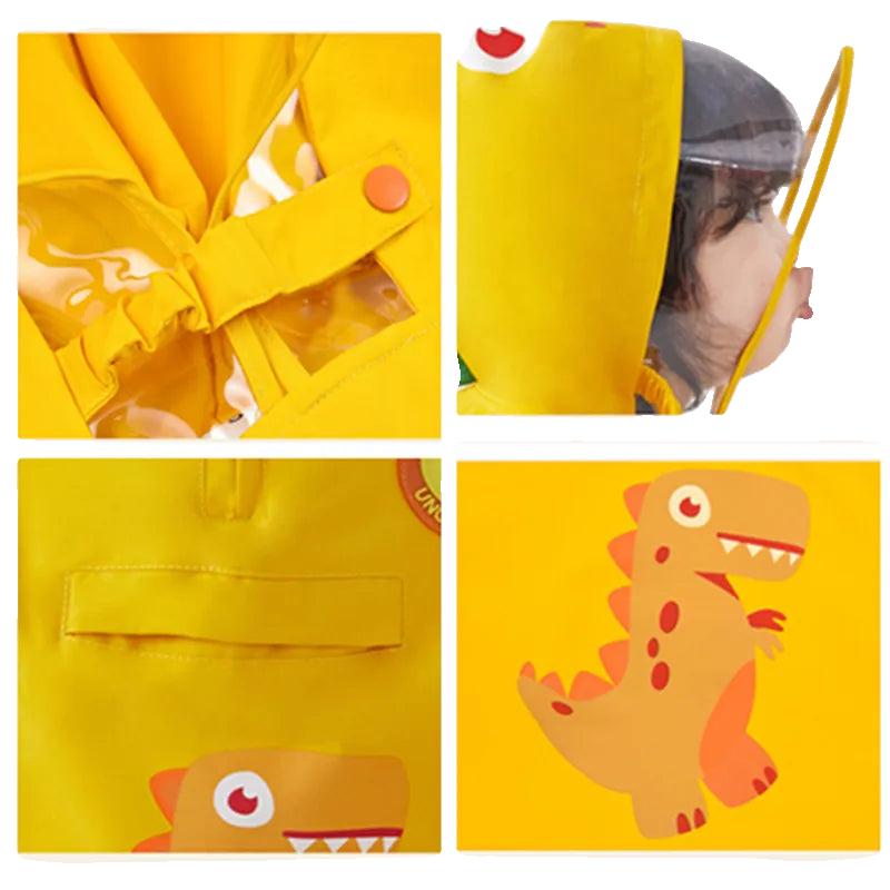 Poncho Pluie Enfant Dinosaure
