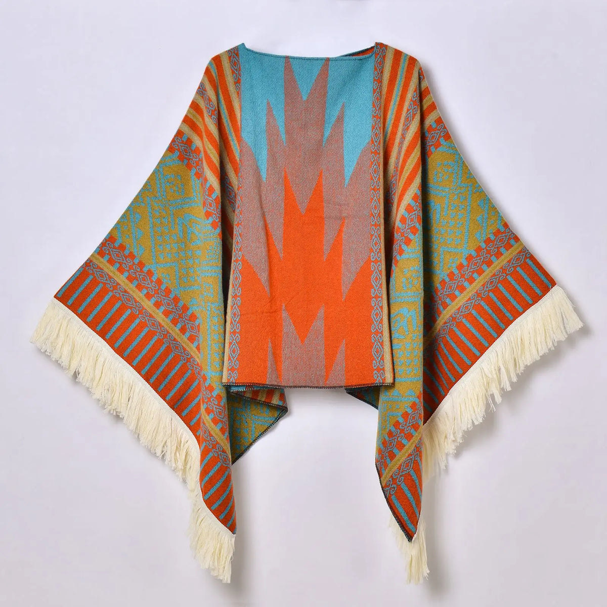 Poncho Traditionnel Femme
