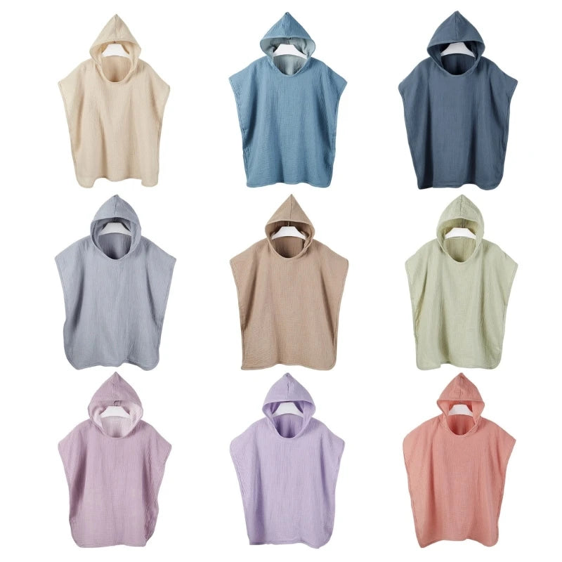 Poncho Serviette Coton Enfant