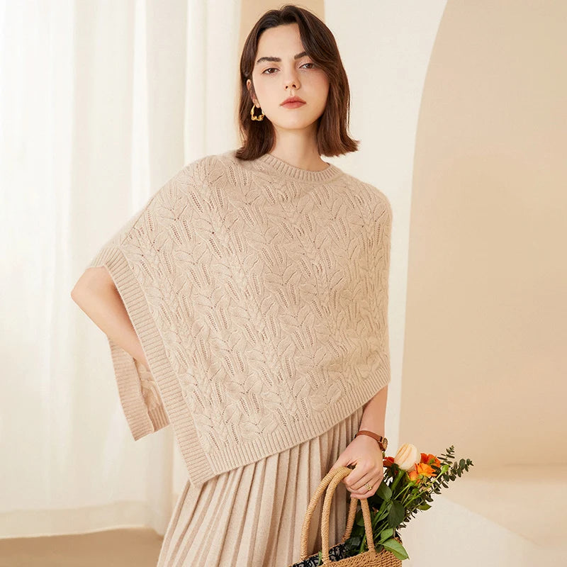 Poncho Cachemire Elegance
