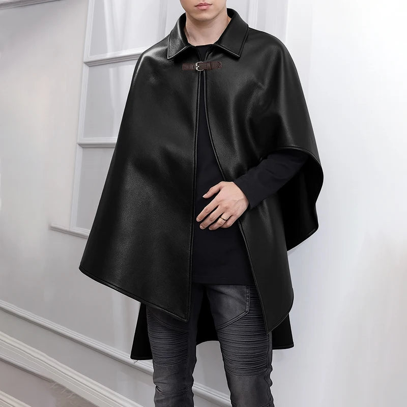 Men's poncho coat