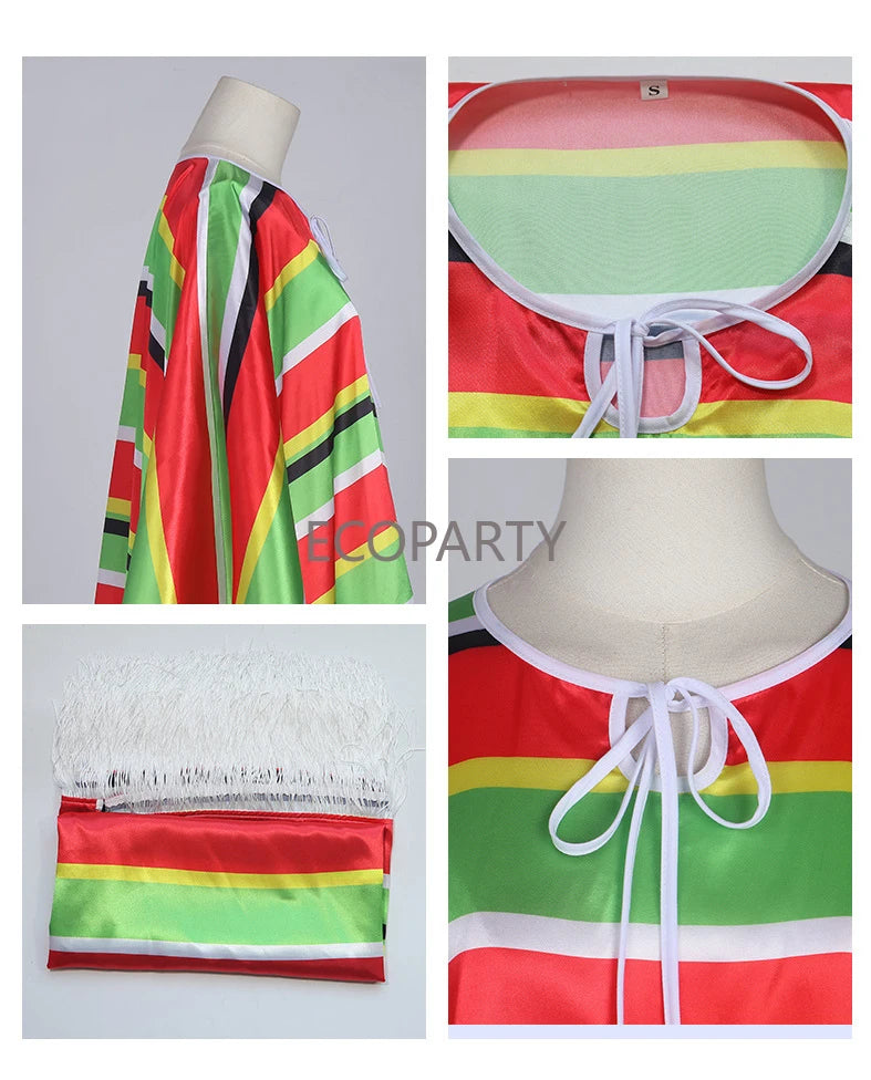 Poncho Mexicain & Sombrero 1