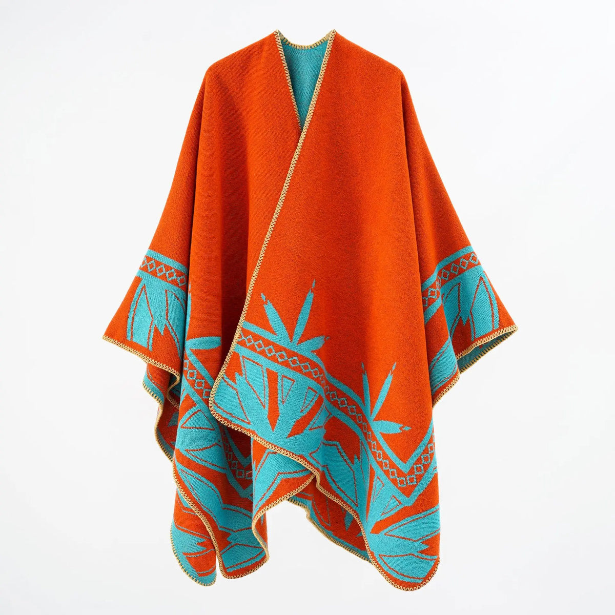 Poncho Ethnique Femme