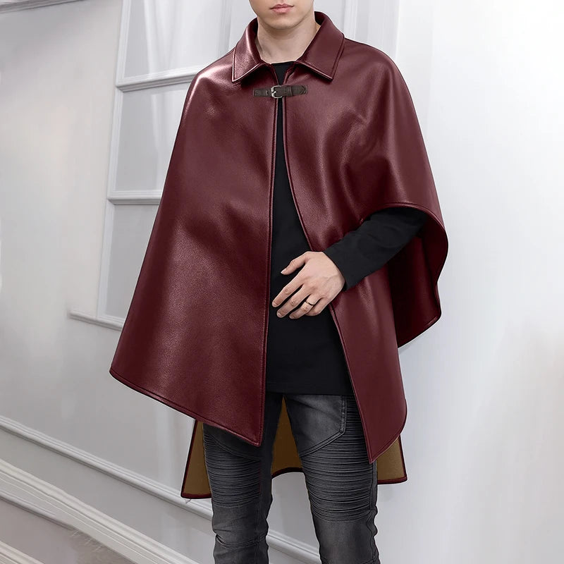 Men's poncho coat