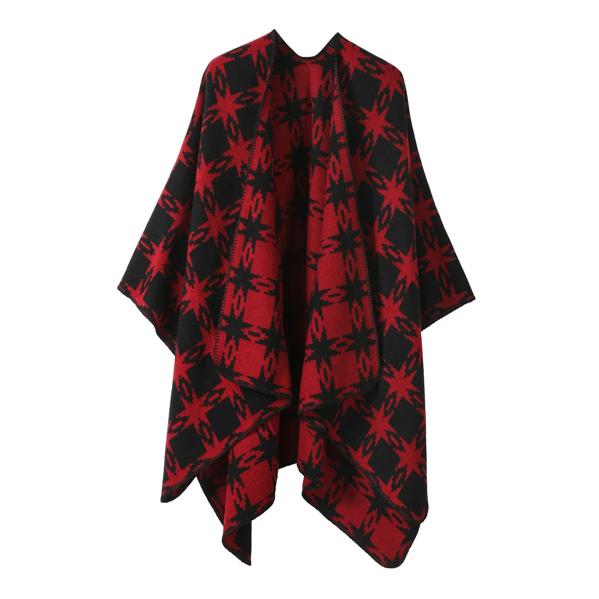 Poncho Automne Femme Etoile