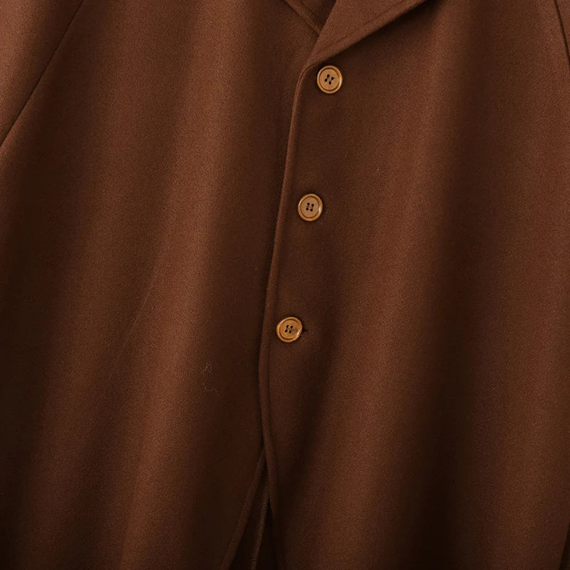 Poncho Cape Trench Homme
