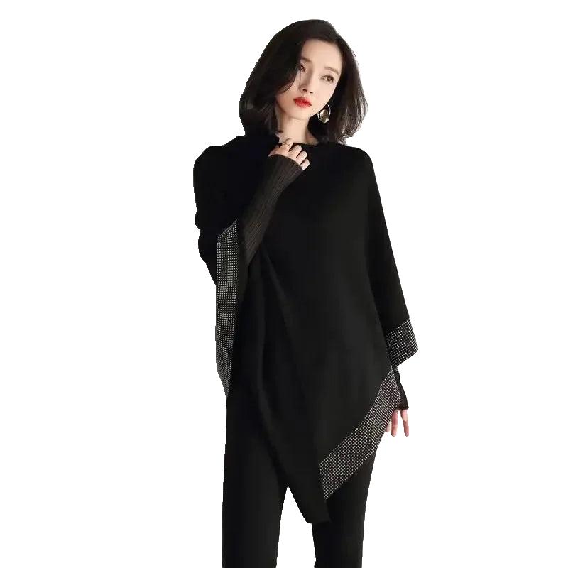 Poncho Chic Femme
