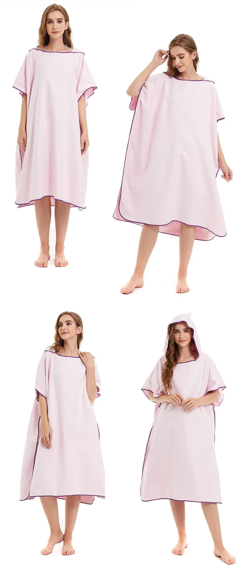 Poncho Plage Microfibre Femme