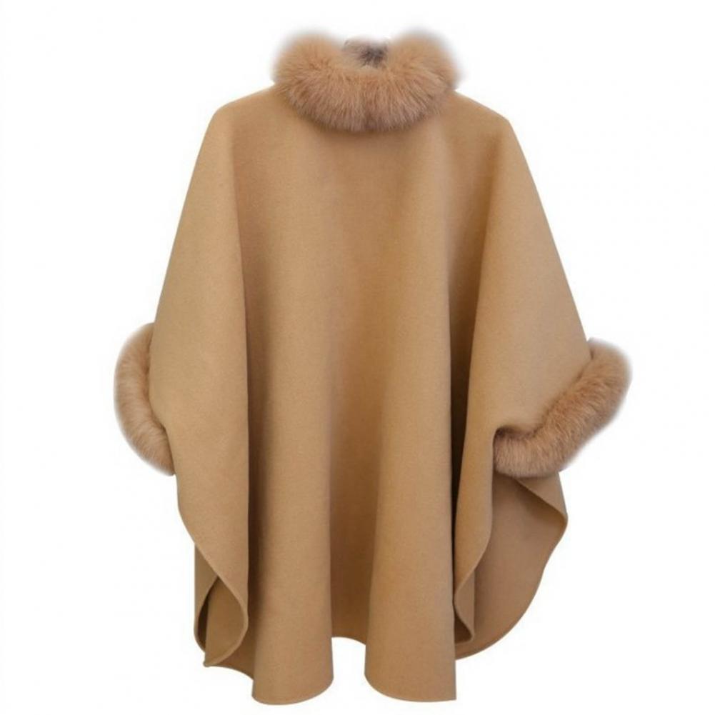 Poncho Fourrure Femme Automne