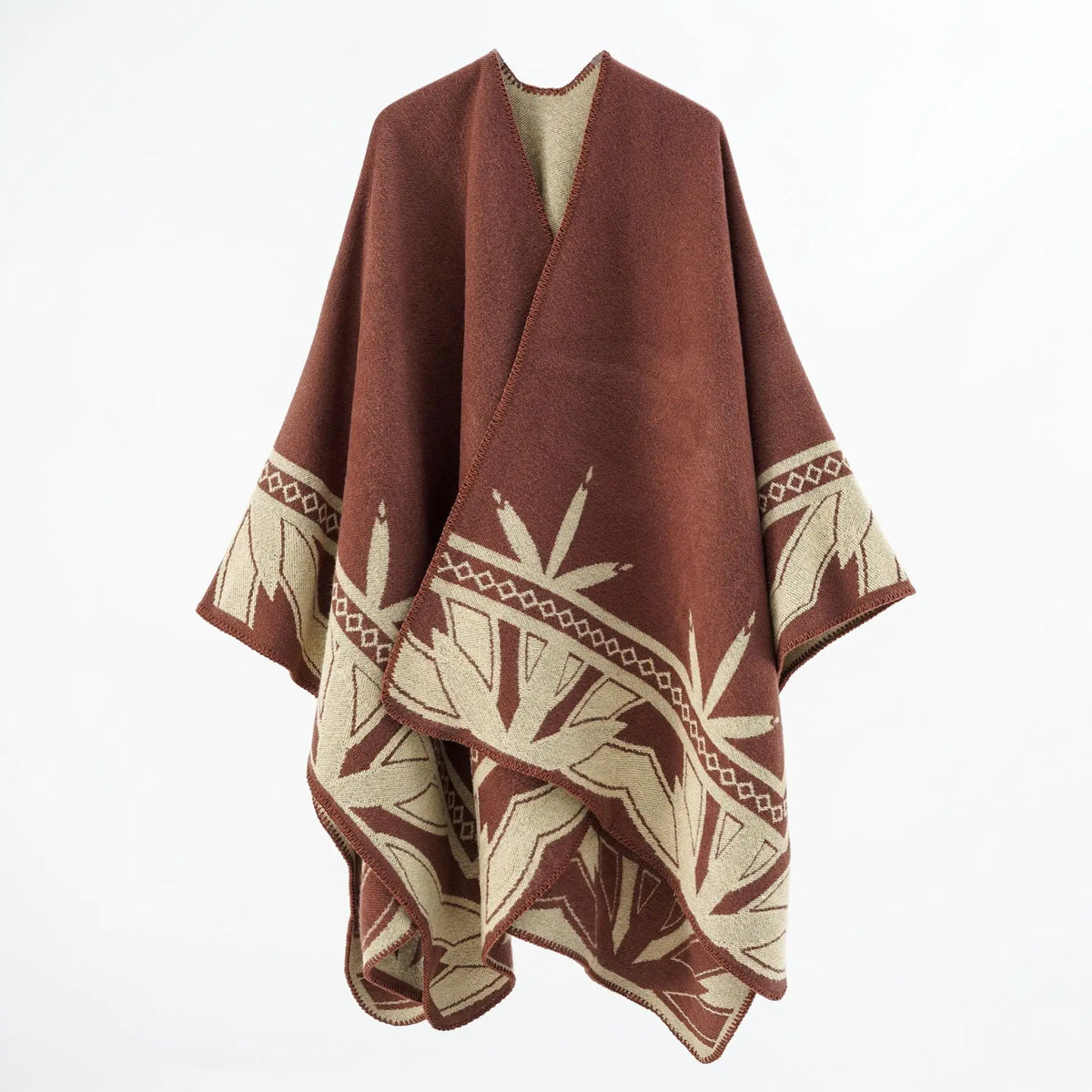 Poncho Ethnique Femme