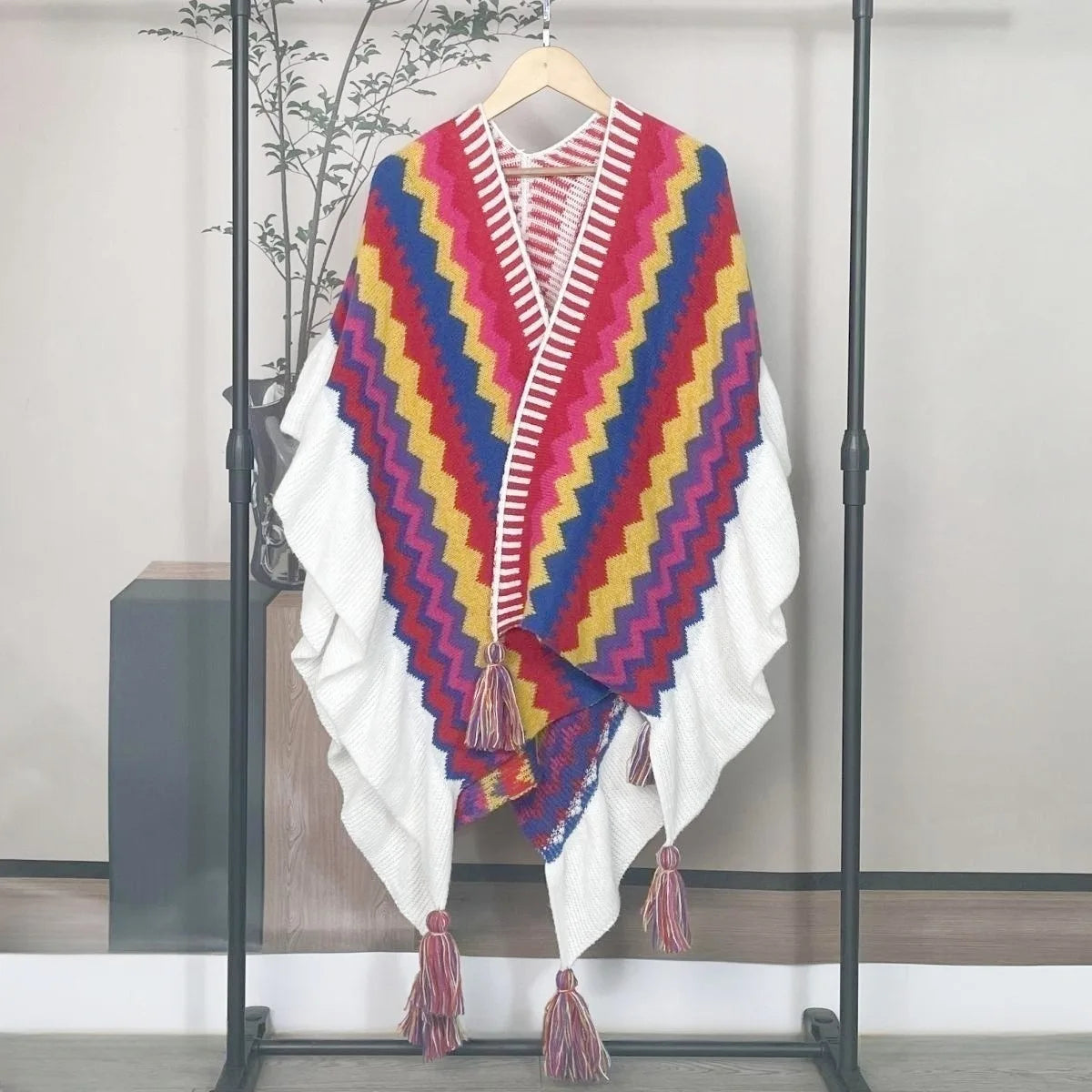 Poncho Femme Ethnique