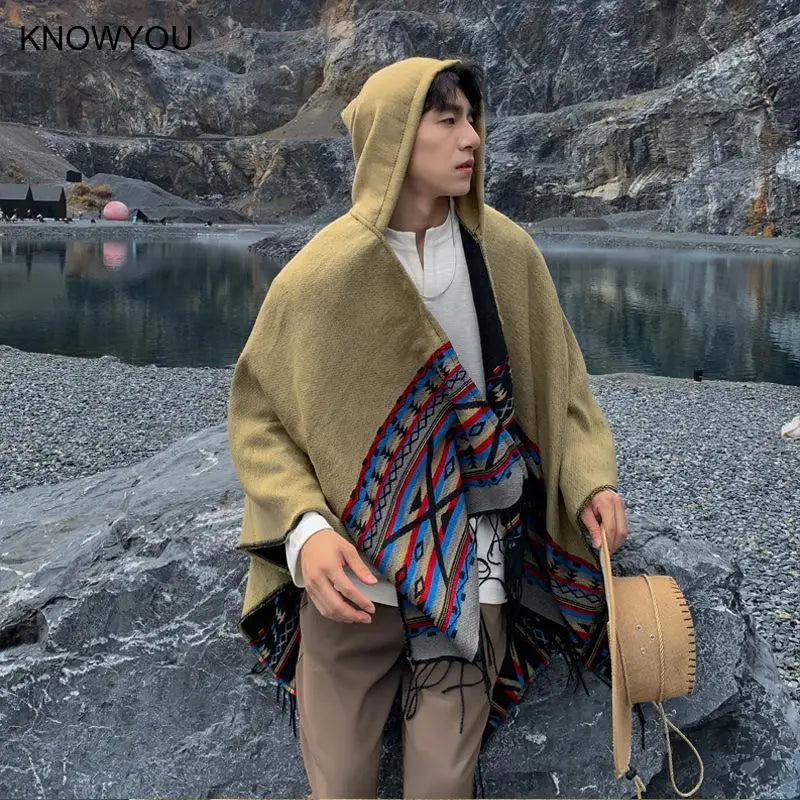 Men's Cape with Fringe