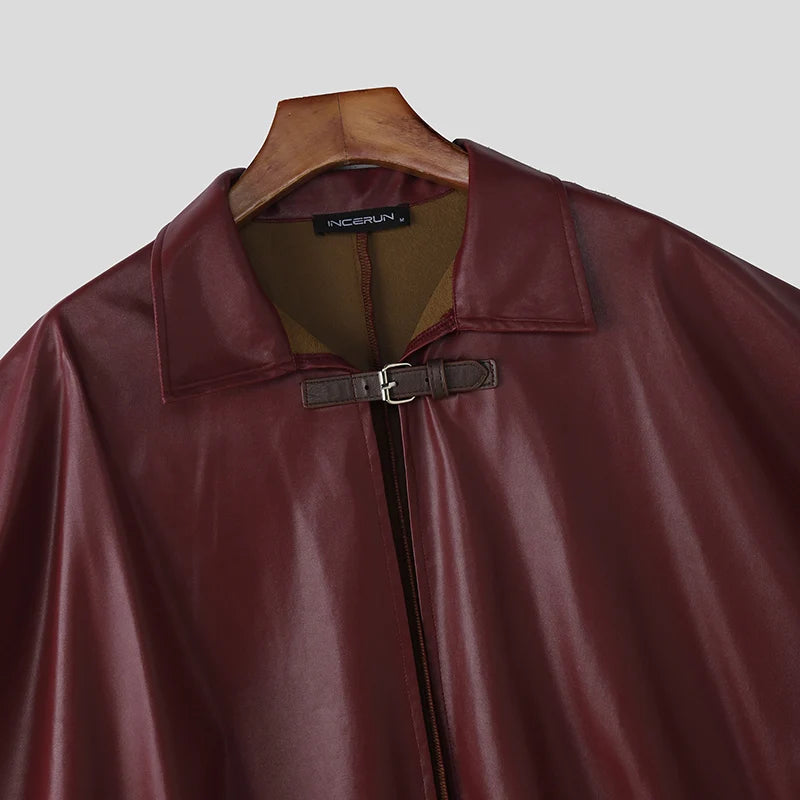 Men's poncho coat
