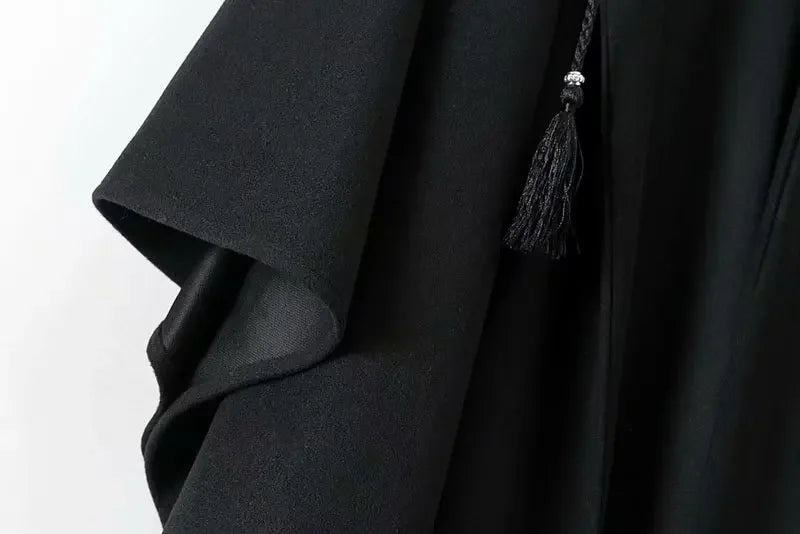 Poncho Gothique Capuche