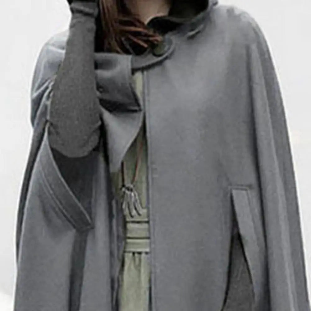 Women's Long Cape with Hood