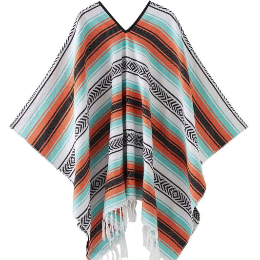 Poncho Mexicain Classique