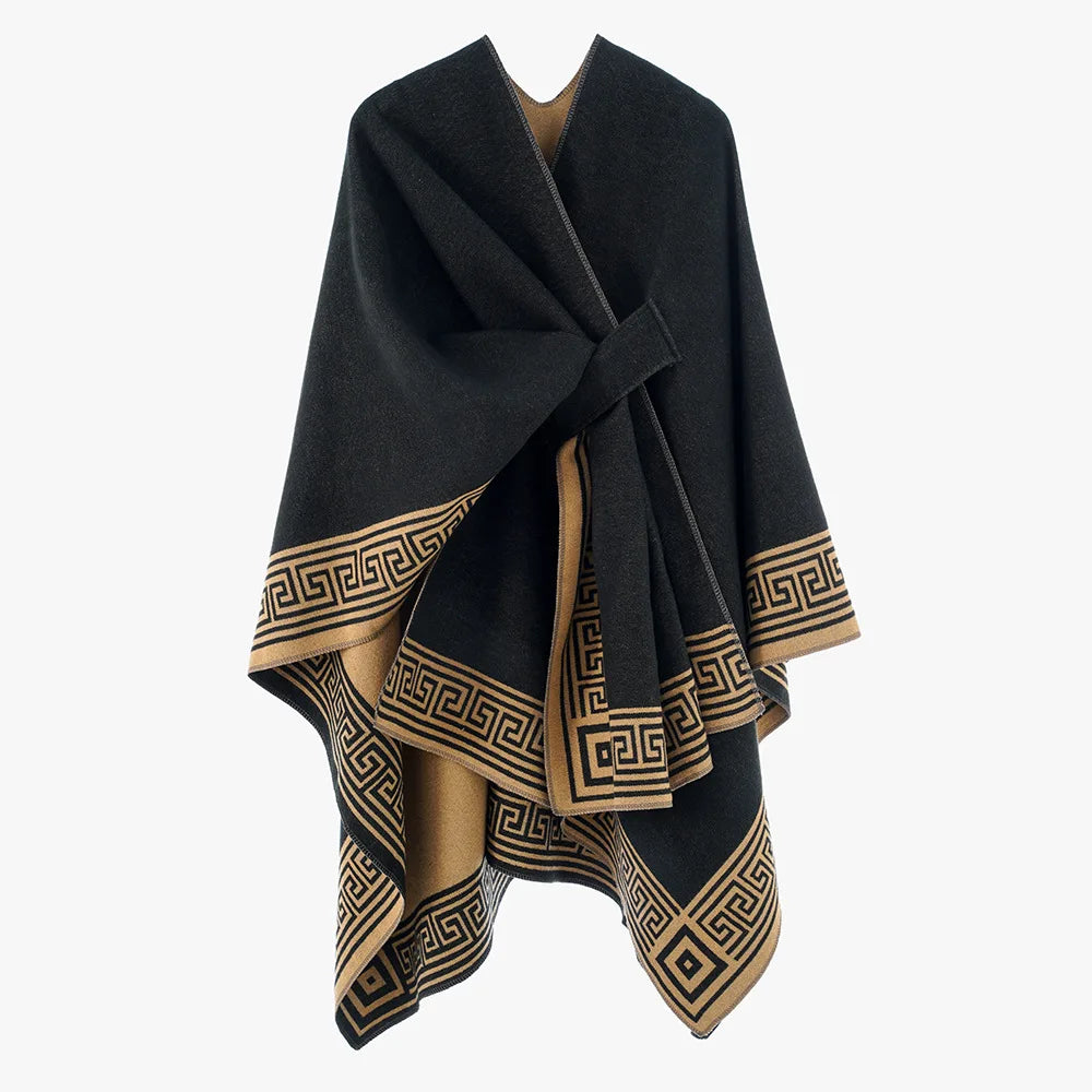 Poncho Luxe Femme