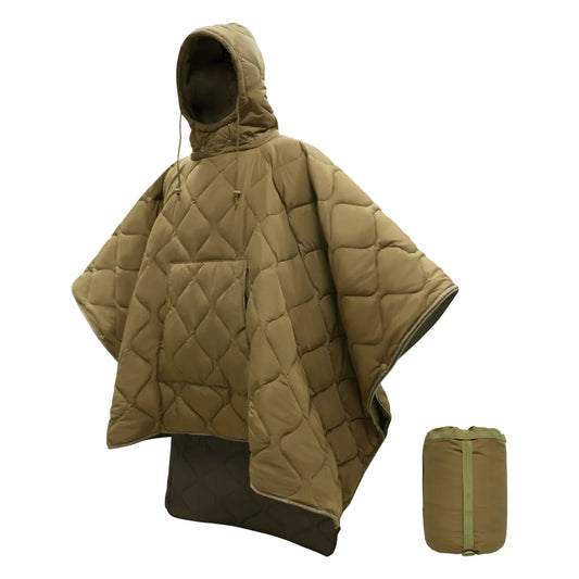 Poncho Militaire Hiver Sable