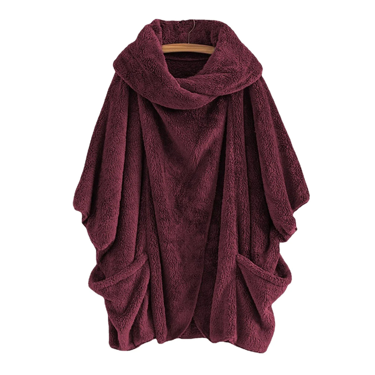 Poncho Plaid Femme