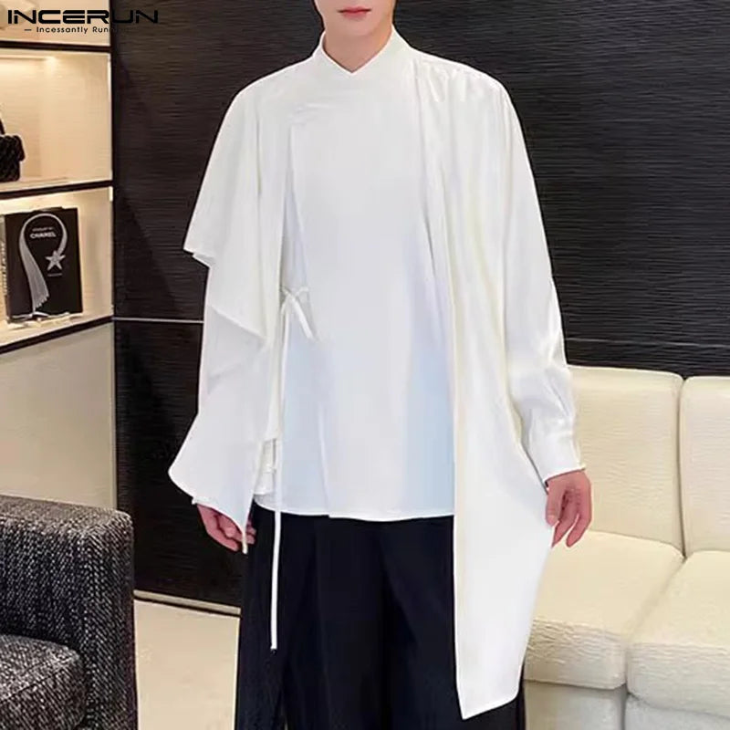 Poncho Homme Franges