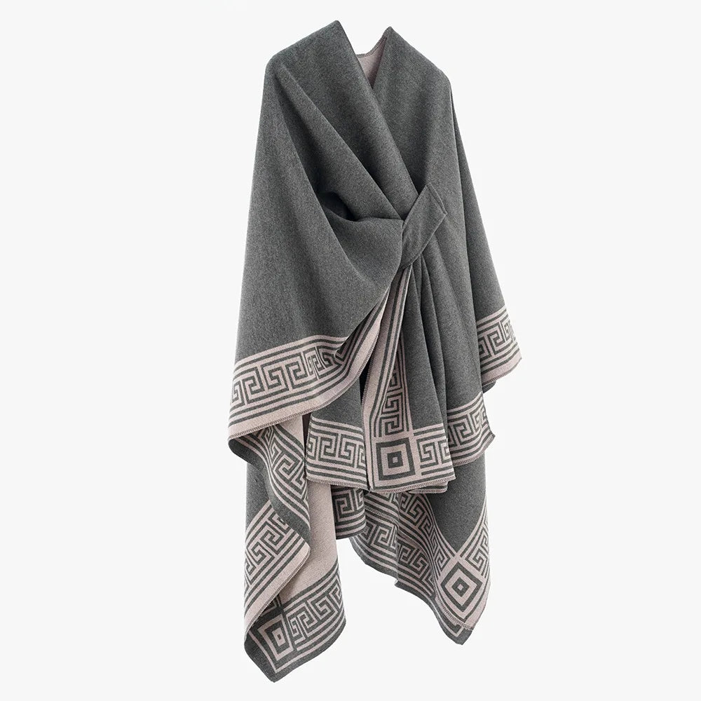 Poncho Luxe Femme